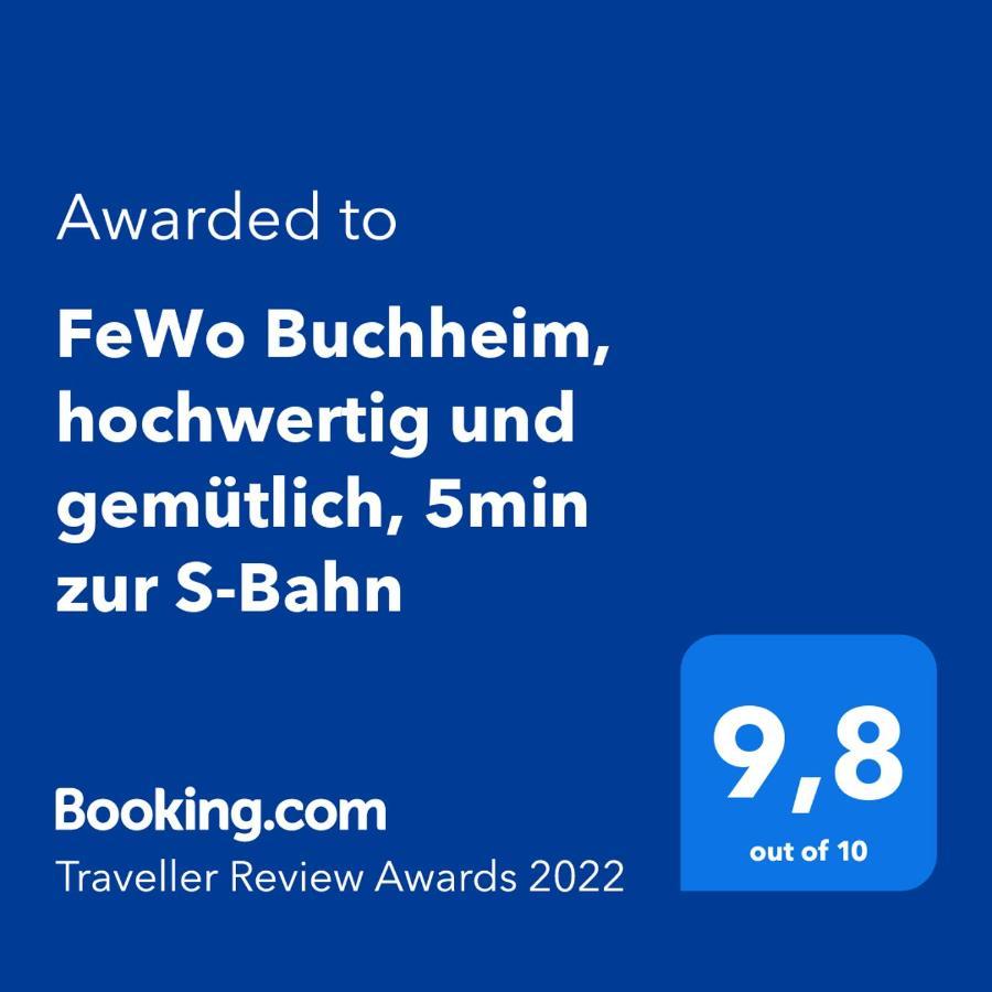 Fewo Buchheim, Hochwertig Und Gemuetlich, 5Min Zur S-Bahn Хопегартен Екстериор снимка